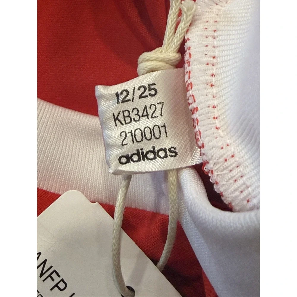 adidas Chile National Team Soccer Jersey Mens L Red Slim Fit KB3427 NEW